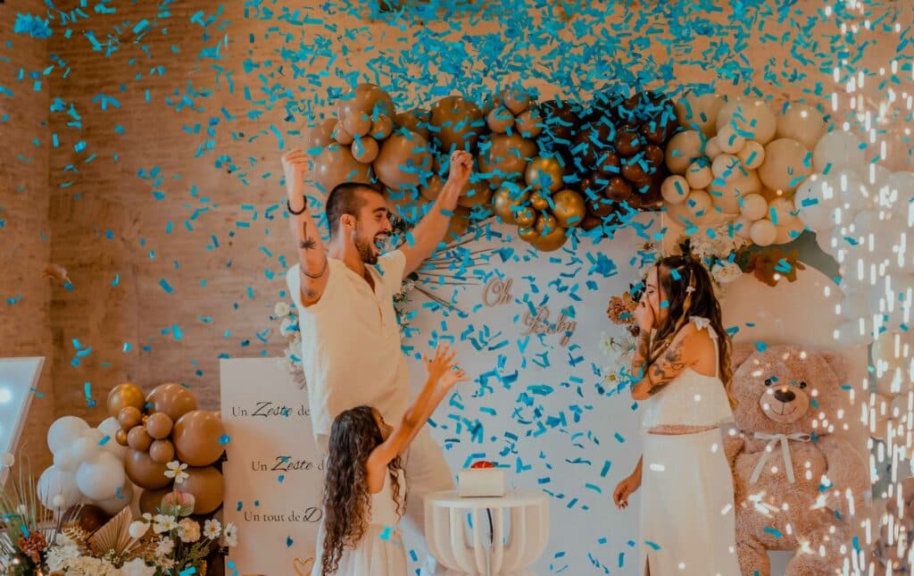 Décoration gender reveal